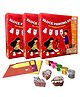 Coco Moco Kids Set of 3 Pieces of Block Printing Diy Kit Colouring Set for Kids with Wooden Stamps