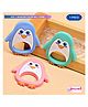 Puchku Penguin Shaped Silicon BPA free teether ( pack of 1 , Random color)