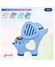 Puchku Baby Elephant Shaped Silicon BPA Free Teether (Pack of 1 , Random Color)