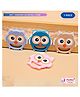 Puchku Baby Owl Shaped Silicon BPA Free Teether (Pack of 1 , Random Color)