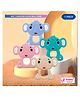 Puchku Baby Elephant Shaped Silicon BPA Free Teether (Pack of 1 , Random Color)