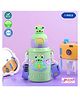 Puchku Animal Appliques Stainless Steel Water Bottle - 500 ml ( Pack of 1 , Green)