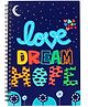 Funcart Love Dream Hope Spiral Notebook(A5) - Multicolor