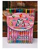 Funcart Unicorn Pink Rolling Crayons for Kids Coloring Crayons multicolor - Pack of 12