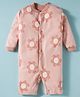 Kidi Wav Full Sleeves Floral Printed Romper - Pink
