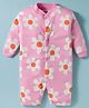 Kidi Wav Full Sleeves Floral Printed Romper - Pink