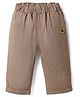 Ollypop Textile Knit Full Length Trouser With Badge - Light Brown