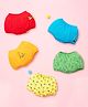 SuperBottoms Pure Cotton Knit Pack Of 5 Solid & Animal Printed Bloomers - Multi Colour