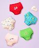 SuperBottoms Pure Cotton Knit Pack Of 5 Rainbow & Clouds Printed Briefs - Multi Colour