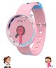 Spiky Time Text Designed Analogue Watch - Pink