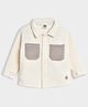 Mi Arcus Knit Full Sleeves Solid Shirt - Cream