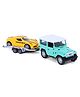 Olive Toys Die Cast Alloy Huili Jeep Tow Sports Car (Color May Vary)
