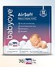 Babyoye Air Soft Premium Pant Style Diapers New Born - 70 Pieces | All Night Dryness | Prevents Diaper Rash | Upto 12 Hr Leakage Protection | Super Soft & Comfy | Quick Absorption