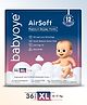 Babyoye Air Soft Premium Pant Style Diapers Extra Large - 36 Pieces | All Night Dryness | Prevents Diaper Rash | Upto 12 Hr Leakage Protection | Super Soft & Comfy | Quick Absorption