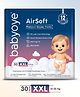 Babyoye Air Soft Premium Pant Style Diapers XXL - 30 Pieces | All Night Dryness | Prevents Diaper Rash | Upto 12 Hr Leakage Protection | Super Soft & Comfy | Quick Absorption