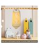 Baby Tales Terry Hooded Bath Towel with Embroidery L 76 x B 76 cm - Light Orange