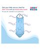 Disney by Baby Tales Terry Hooded Bath Towel with Embroidery L 76 x B 76 cm - Aqua Blue