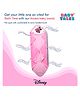 Disney by Baby Tales Terry Hooded Bath Towel with Minnie Mouse Print L 76 x B 76 cm - Light Pink
