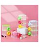 COZY VIBES Environmentally Friendly BPA Free Three Layer Baby Milk Powder Dispenser Box Children Food Snack Storage Container Box- PACK OF 1 - COLOR MAY VARY
