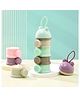 COZY VIBES Portable Four-Layer Baby Formula & Milk Powder Box Mixed Grain & Rice Cereal Packaging Targeted for Kids' Feeding- PACK OF 1 - COLOR MAY VARY
