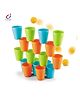 URBANE CHIC Stacking Cups Toy Set, 18 Cups and 6 Balls, Educational Learning Game for Kids- Multicolor