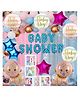 Shopperskart Baby shower decorations combo for indoor outdoor decorations|baby shower decortaions kit| baby balloon box |-Multi Color-Pack of 70