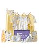 Little Surprise Box Animal Kingdom Theme Unisex 20 Pcs Newborn Baby Girl/Boy Hamper 0 - 12Months- Yellow