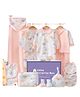 Little Surprise Box Animal Kingdom Theme Unisex 20 Pcs Newborn Baby Girl/Boy Hamper 0 - 12Months- Pink
