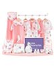 Little Surprise Box, 22 pcs Pink Dotted Strawberry Newborn Baby Girl/ Boy Gift Box,all season wear Hamper, (0 - 18 months)