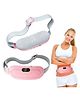 ADKD Cordless Menstrual Heating Pad Massager | Portable Period Pain Relief Belt with Adjustable Heat & Vibration | Rechargeable Cramps Relief Device- Random color