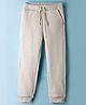 UCB Cotton Knit Full Length Solid Colour Lounge Pant - White