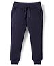 UCB Knit Full Length Solid Track Pant - Navy Blue