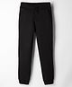 UCB Cotton Knit Full Length Lounge Pant With Text Print - Black