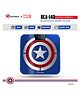 PowerMax X Marvel BCA-140 Marvel Edition Captain America Series Digital Weight Machine for Human Body - High Accuracy Bathroom Weighing Scale with Step-on Technology & Super Durable 6mm Tempered Glass