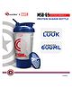 PowerMax Fitness Captain America Marvel Edition Shaker Bottle 600Ml, 100% Leakproof Guarantee Sipper Bottle Ideal For Protein, Pre-Workout And Bcaas, Bpa Free Material, Plastic (Clear)