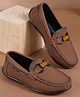 Jazzy Juniors Metal Applique Loafers - Tan