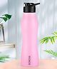 Borosil Grip Go Single Wall Stainless Steel Water Bottle Pink  950 ml