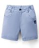 Olio Kids Cotton Woven Above Knee Length Solid Color Short - Lavender