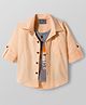 Dapper Dudes Full Sleeves Gingham Checked Shirt With Attached Tee - Grey