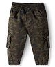 Dapper Dudes Camouflage Printed Cargo Pants - Green