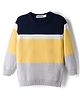Noddy Full Sleeves Colour Blocked Winter Tee - Yellow