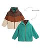 Cherry Crumble By Nitt Hyman Woven Full Sleeves Cut & Sew Light Winter Hooded Reversible Jacket - Multicolor