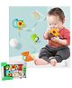 Sanjary Set of 5 Dino Rattles Teether Baby Rattles Set color design may vary