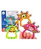 Sanjary Rattle BELL musical bell handle rattle for baby color design may vary