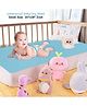 Dream Care Star Waterproof Reusable Water Poof Quick Dry Sheet for Newly Born Babies (Small-50cm X 70cm Color-Baby Blue)