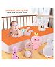 Dream Care Star Waterproof Reusable Breathable Baby Cot Sheet for your Born Babies (Small-50cm X 70cm Color-Peach)