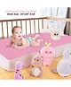 Dream Care Star Waterproof Reusable Ultra Soft Breathable Bugs Bite Free Mat for Your Bed (Small-50cm X 70cm Color-Baby Pink)