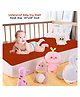 Dream Care Star Waterproof Reusable Breathable Baby Cot Sheet for Your Babies (Small-50cm X 70cm Color-Rust)