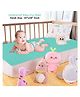 Dream Care Star Waterproof Reusable Fast Drying Quick Absorbant Baby Sheet (Small-50cm X 70cm Color-Sea Green)