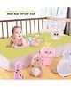 Dream Care Star Waterproof Reusable Instadry Baby Quick Dry Sheet (Small-50cm X 70cm Color-Yellow)